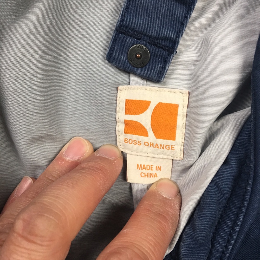 Boss Orange Mens Blue Field Jacket 40R C4401 - Picture 2 of 6